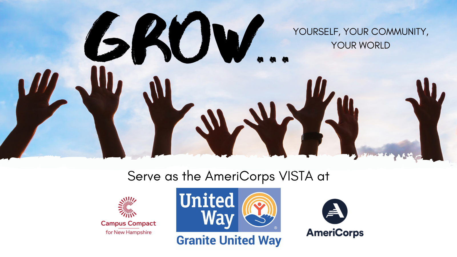 We’re looking for a VISTA for our Northern / North Country Region