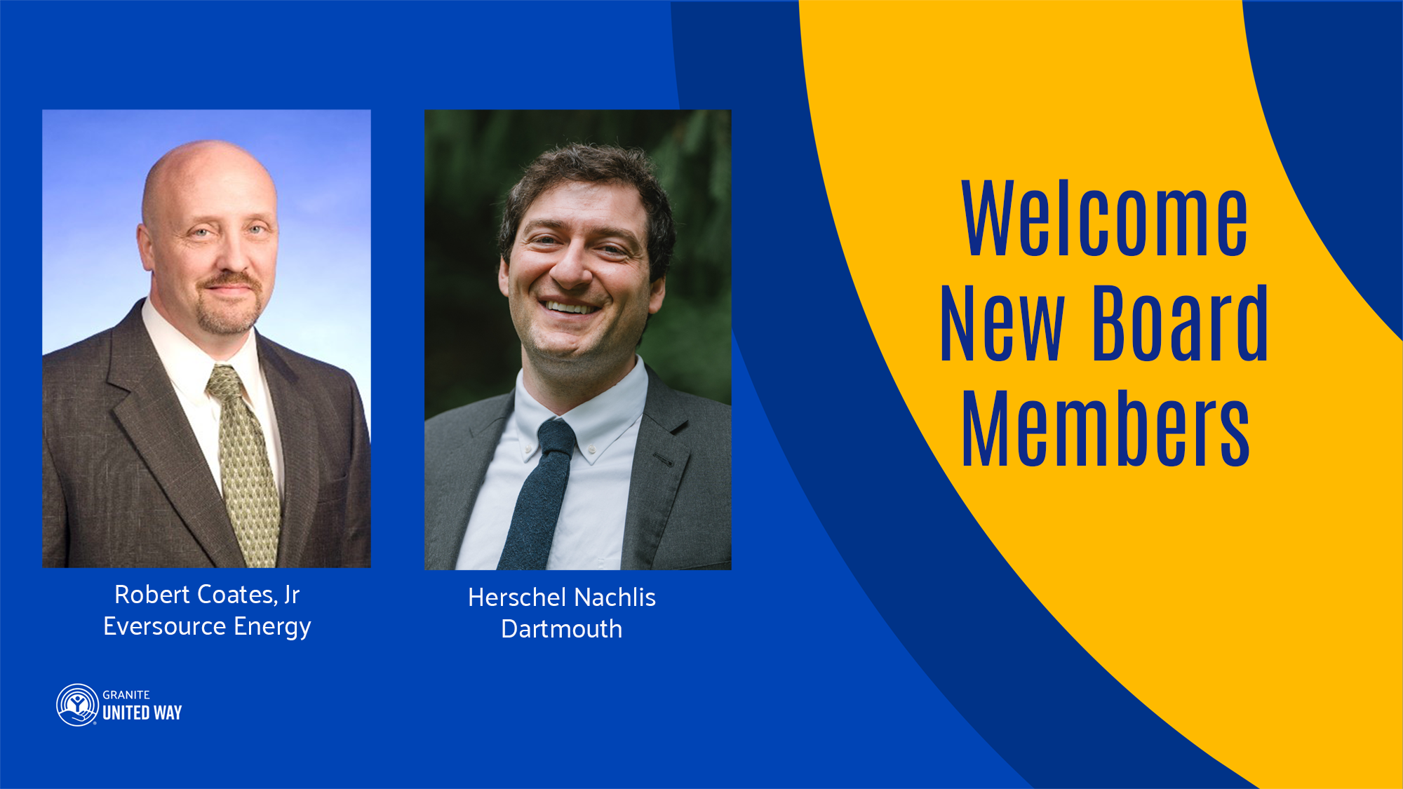 Granite United Way Welcomes Two New Board Members