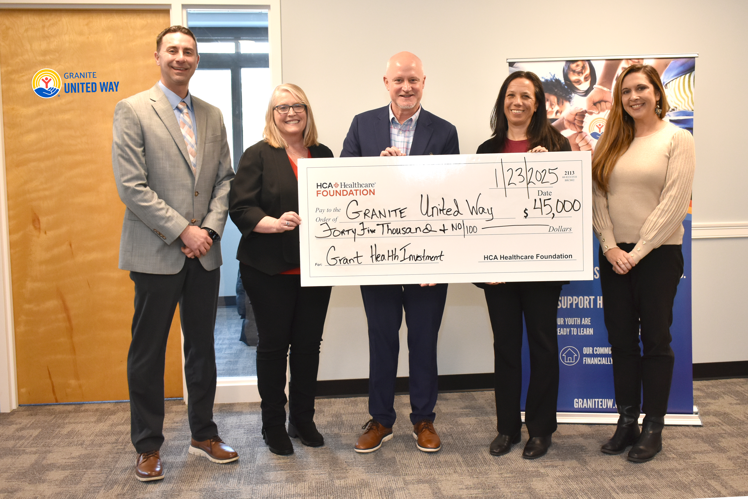 HCA Partners with Granite United Way to Expand Crisis Training and Support Mental Health